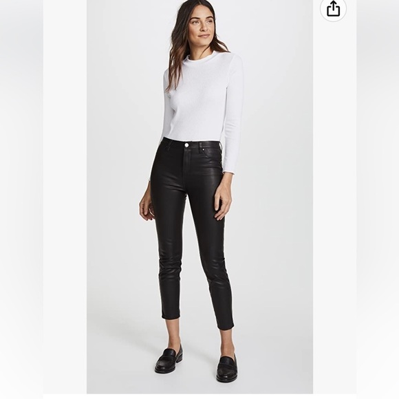 BLANKNYC Women's The Principle Mid Rise Vegan Leather Skinny Pants - Picture 1 of 15